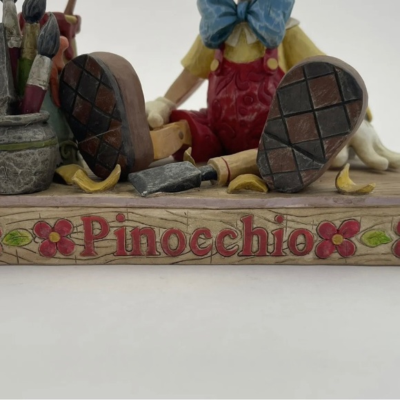 Jim Shore Rare Disney Showcase "Carved From The Heart" Pinocchio Enesco 2005 - Picture 2 of 7